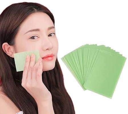 Oil Absorbing Sheets for Oily Skin – Makeup Friendly, 100 Pcs