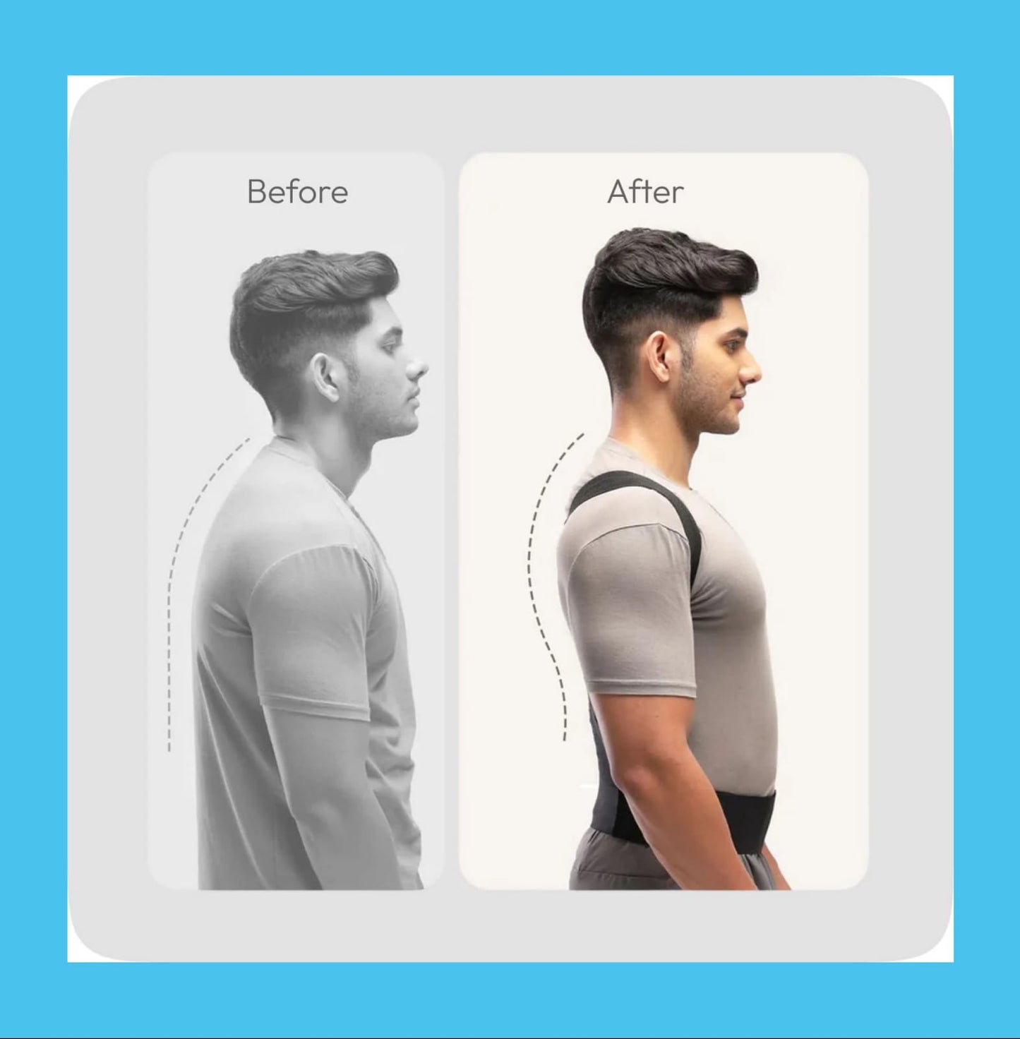EastBlue™ Unisex Posture Corrector Belt – Stand Tall, Feel Confident