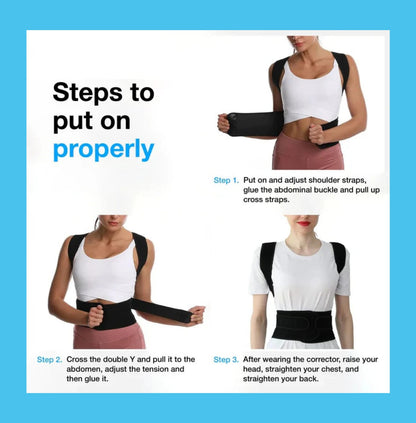 EastBlue™ Unisex Posture Corrector Belt – Stand Tall, Feel Confident